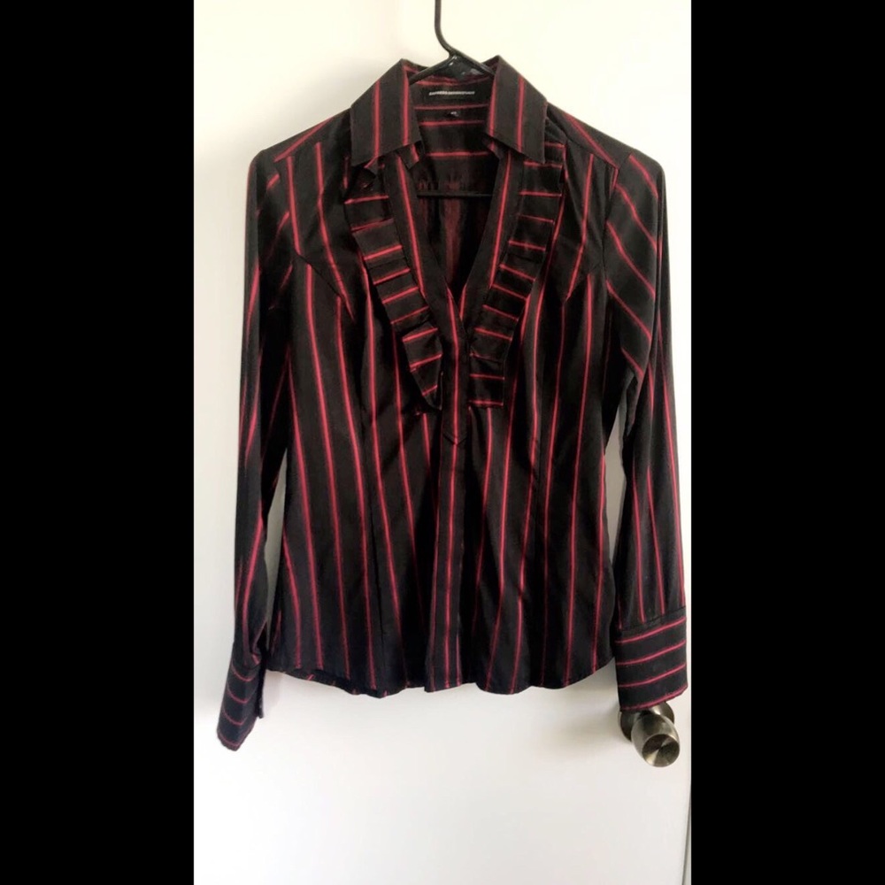 Express Red & Black Dress Up Shirt